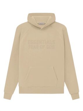 Fear of God Essentials Pullover Hoodie in Sand
